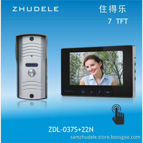 7-in Mirror type video door phone
